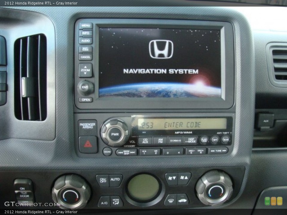 Gray Interior Controls for the 2012 Honda Ridgeline RTL #62104792