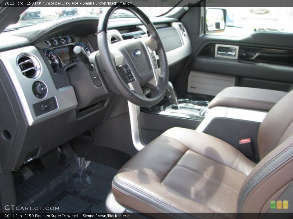 Sienna Brown/Black Interior Photo for the 2011 Ford F150 Platinum SuperCrew 4x4 #62104835