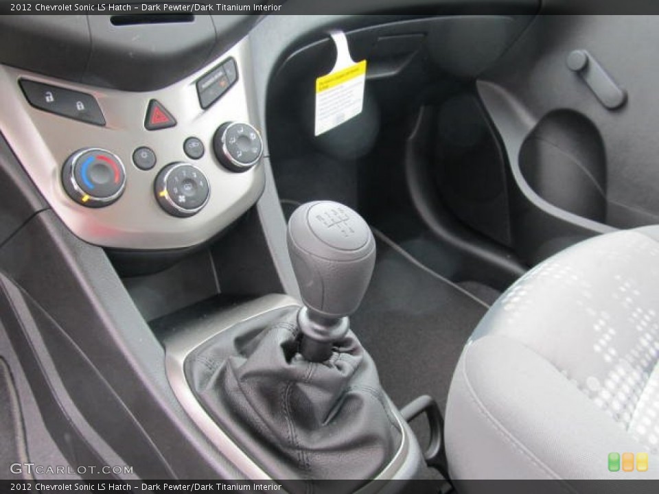 Dark Pewter/Dark Titanium Interior Transmission for the 2012 Chevrolet Sonic LS Hatch #62106285