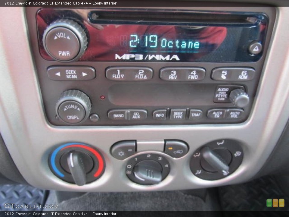 Ebony Interior Audio System for the 2012 Chevrolet Colorado LT Extended Cab 4x4 #62106677
