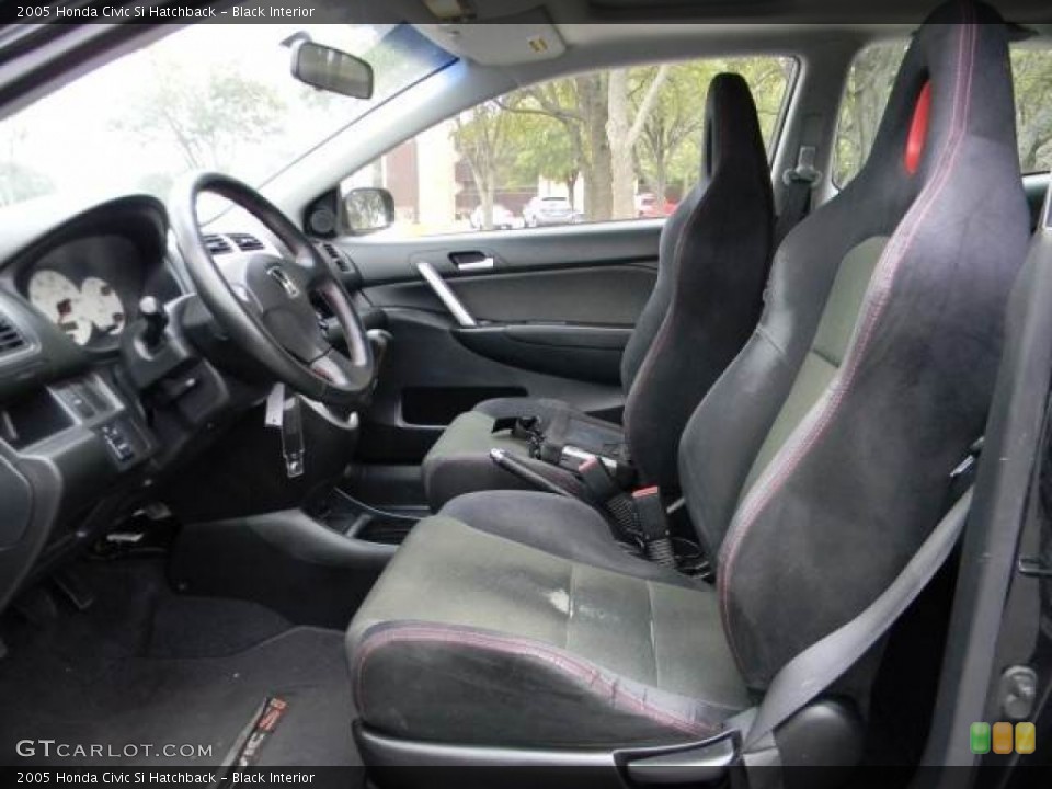 Black Interior Photo for the 2005 Honda Civic Si Hatchback #62107394