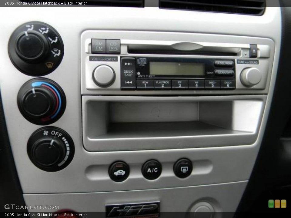 Black Interior Audio System for the 2005 Honda Civic Si Hatchback #62107484