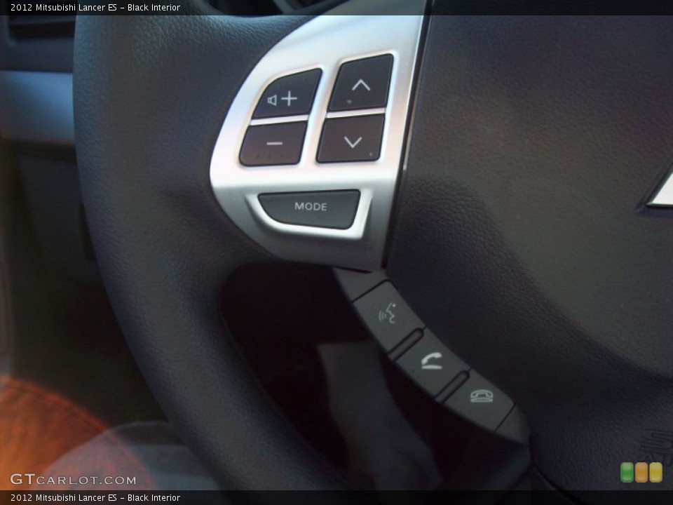 Black Interior Controls for the 2012 Mitsubishi Lancer ES #62110925