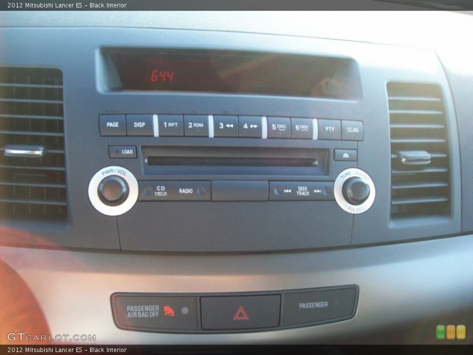 Black Interior Audio System for the 2012 Mitsubishi Lancer ES #62110938