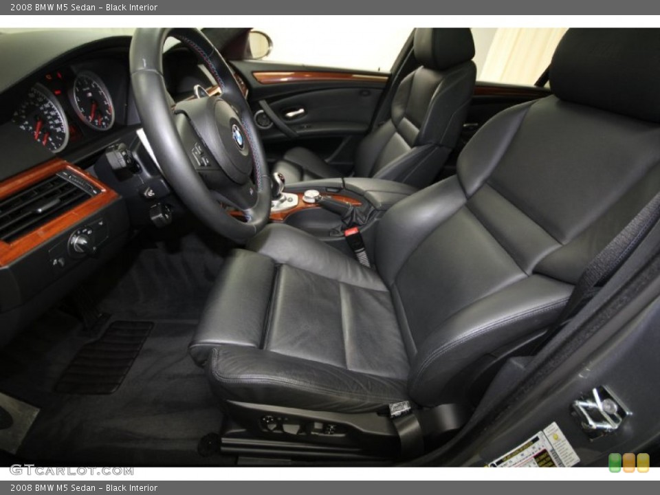 Black Interior Photo for the 2008 BMW M5 Sedan #62111390