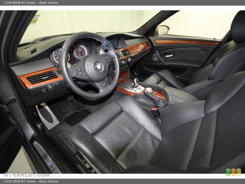 Black Interior Prime Interior for the 2008 BMW M5 Sedan #62111489