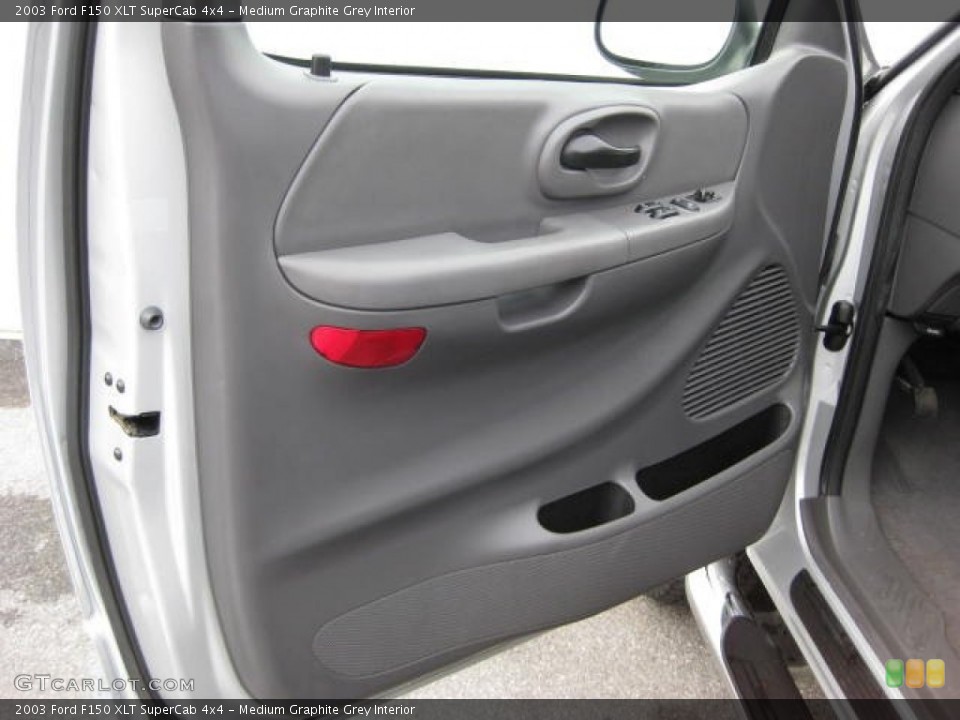 Medium Graphite Grey Interior Door Panel for the 2003 Ford F150 XLT SuperCab 4x4 #62113238