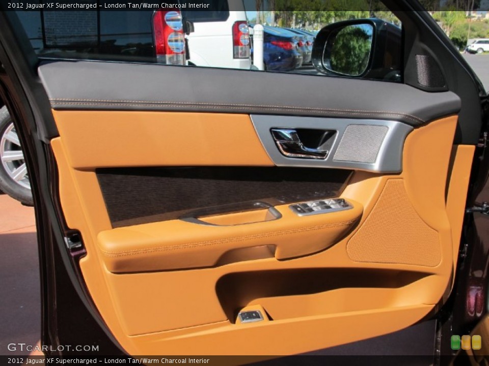 London Tan/Warm Charcoal Interior Door Panel for the 2012 Jaguar XF Supercharged #62114606