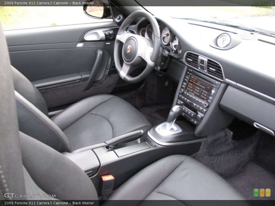 Black Interior Photo for the 2009 Porsche 911 Carrera S Cabriolet #62115053