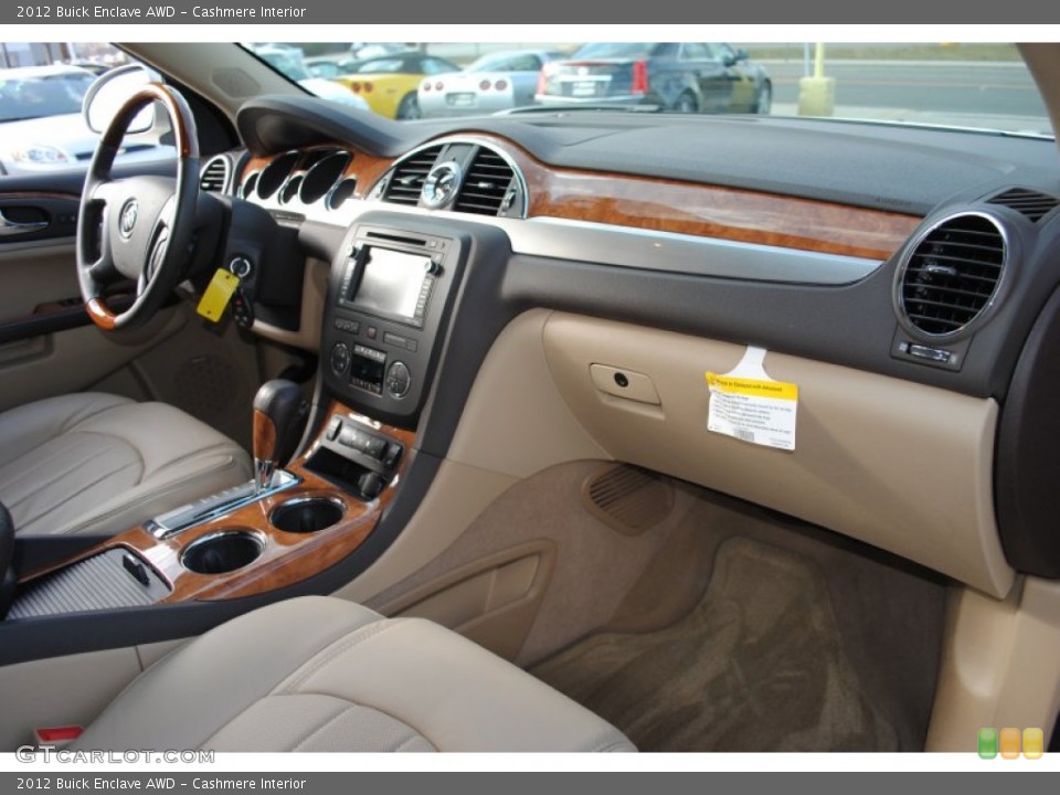 Cashmere Interior Dashboard for the 2012 Buick Enclave AWD #62115455