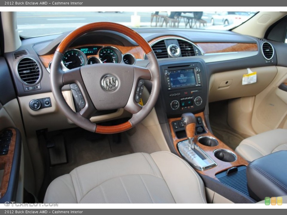 Cashmere Interior Dashboard for the 2012 Buick Enclave AWD #62115515