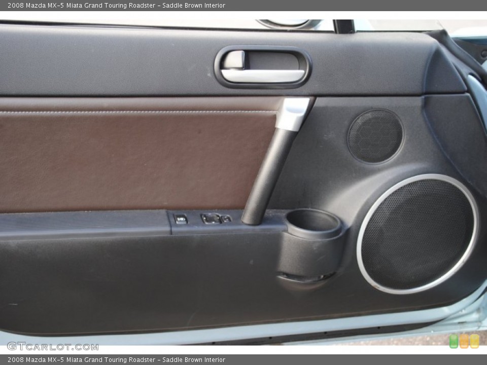 Saddle Brown Interior Door Panel for the 2008 Mazda MX-5 Miata Grand Touring Roadster #62116595