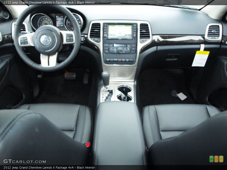 Black Interior Dashboard for the 2012 Jeep Grand Cherokee Laredo X Package 4x4 #62116598