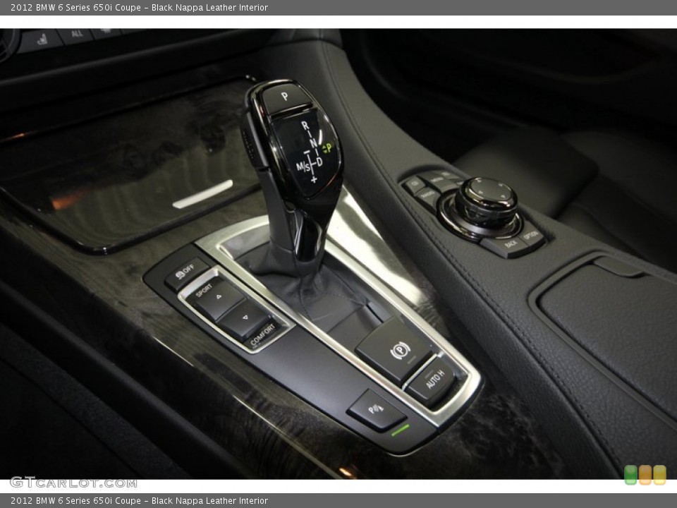 Black Nappa Leather Interior Transmission for the 2012 BMW 6 Series 650i Coupe #62117405