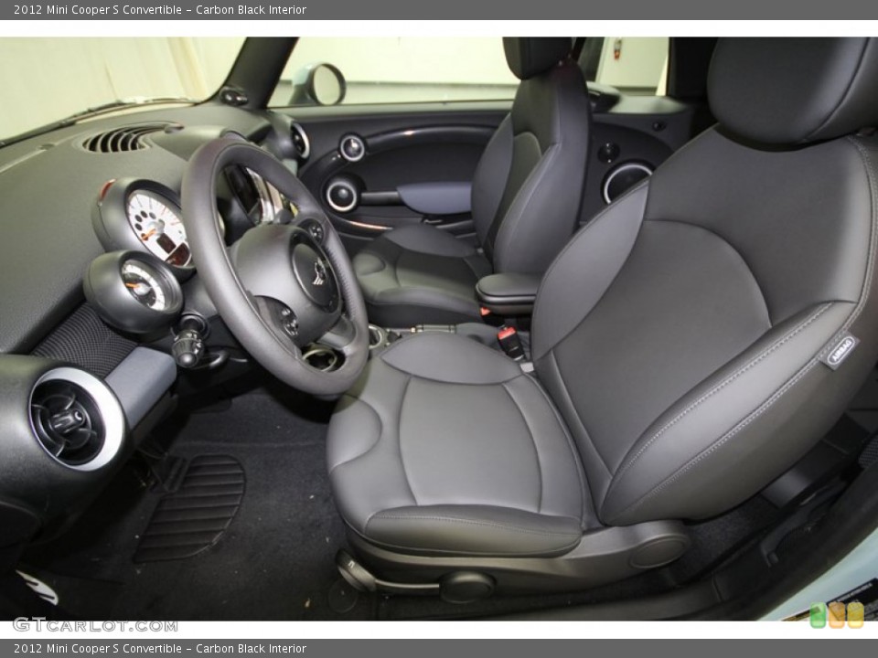 Carbon Black Interior Photo for the 2012 Mini Cooper S Convertible #62117873