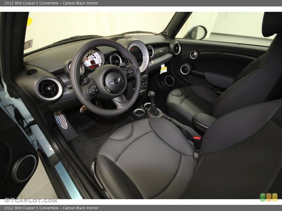 Carbon Black Interior Photo for the 2012 Mini Cooper S Convertible #62117939