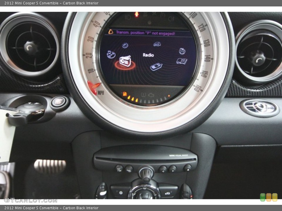 Carbon Black Interior Gauges for the 2012 Mini Cooper S Convertible #62117972