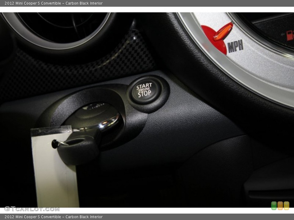 Carbon Black Interior Controls for the 2012 Mini Cooper S Convertible #62118023