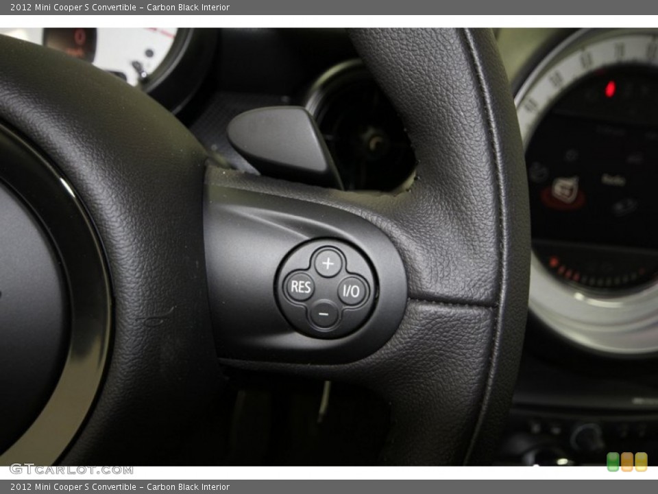 Carbon Black Interior Controls for the 2012 Mini Cooper S Convertible #62118029