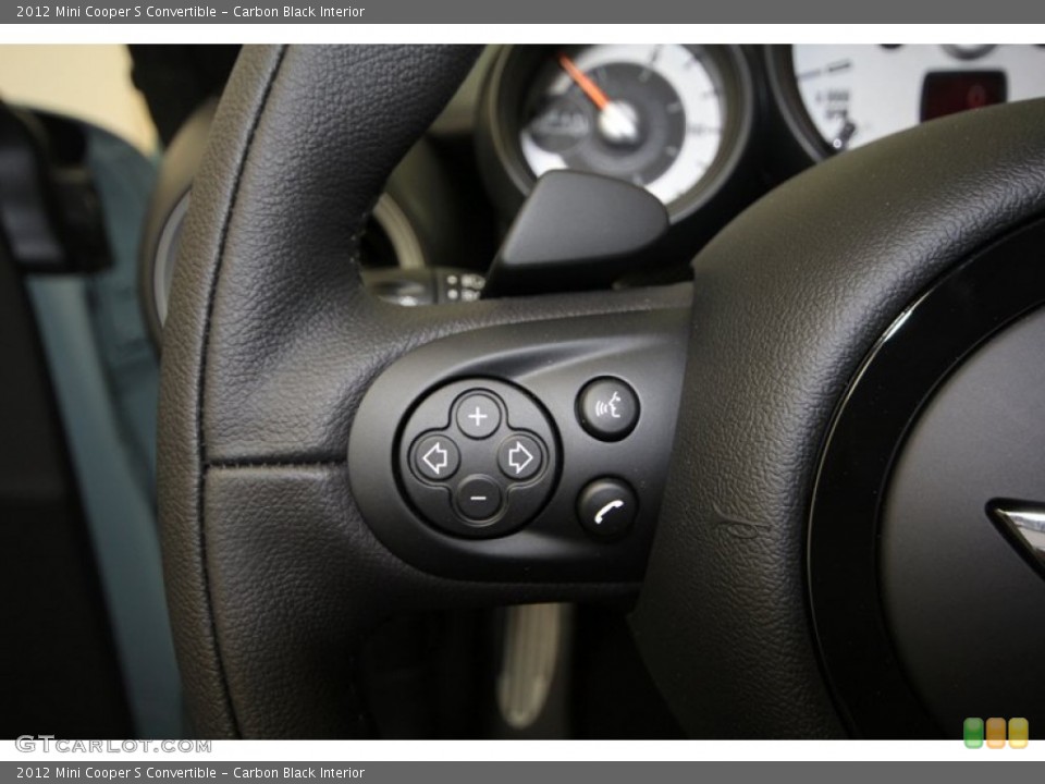 Carbon Black Interior Controls for the 2012 Mini Cooper S Convertible #62118041