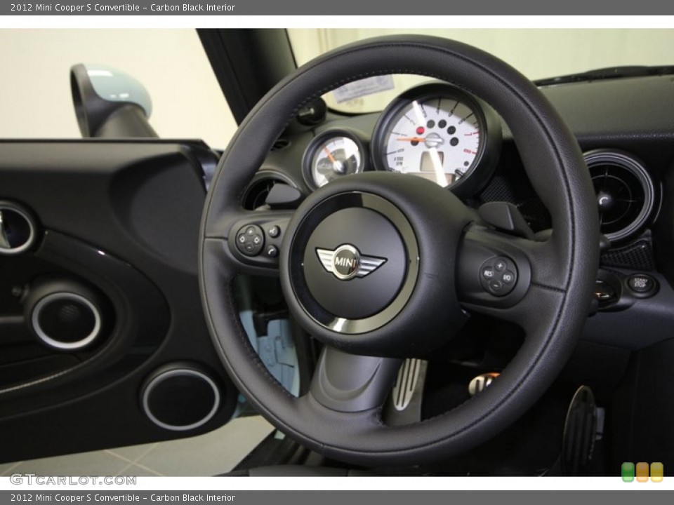 Carbon Black Interior Steering Wheel for the 2012 Mini Cooper S Convertible #62118051