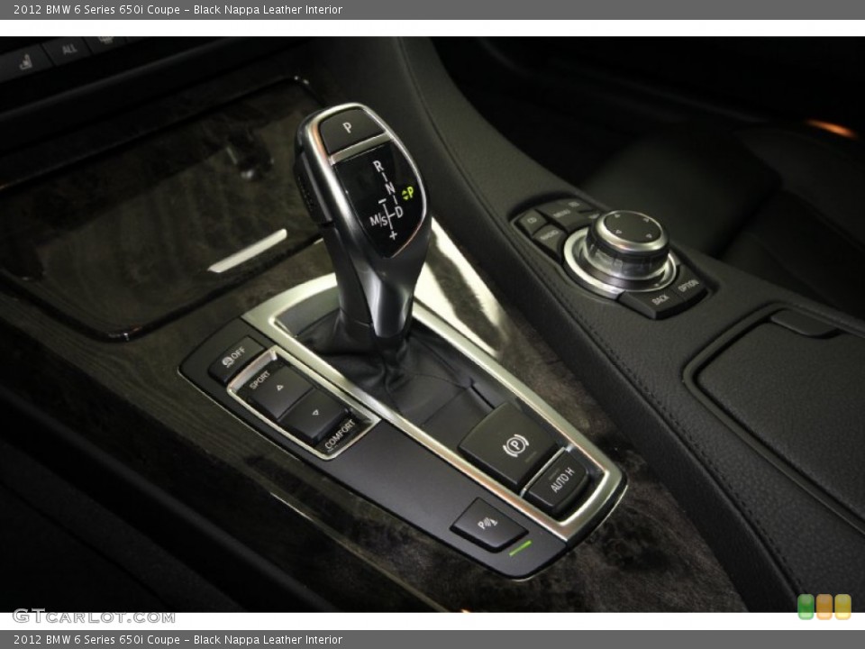 Black Nappa Leather Interior Transmission for the 2012 BMW 6 Series 650i Coupe #62118695
