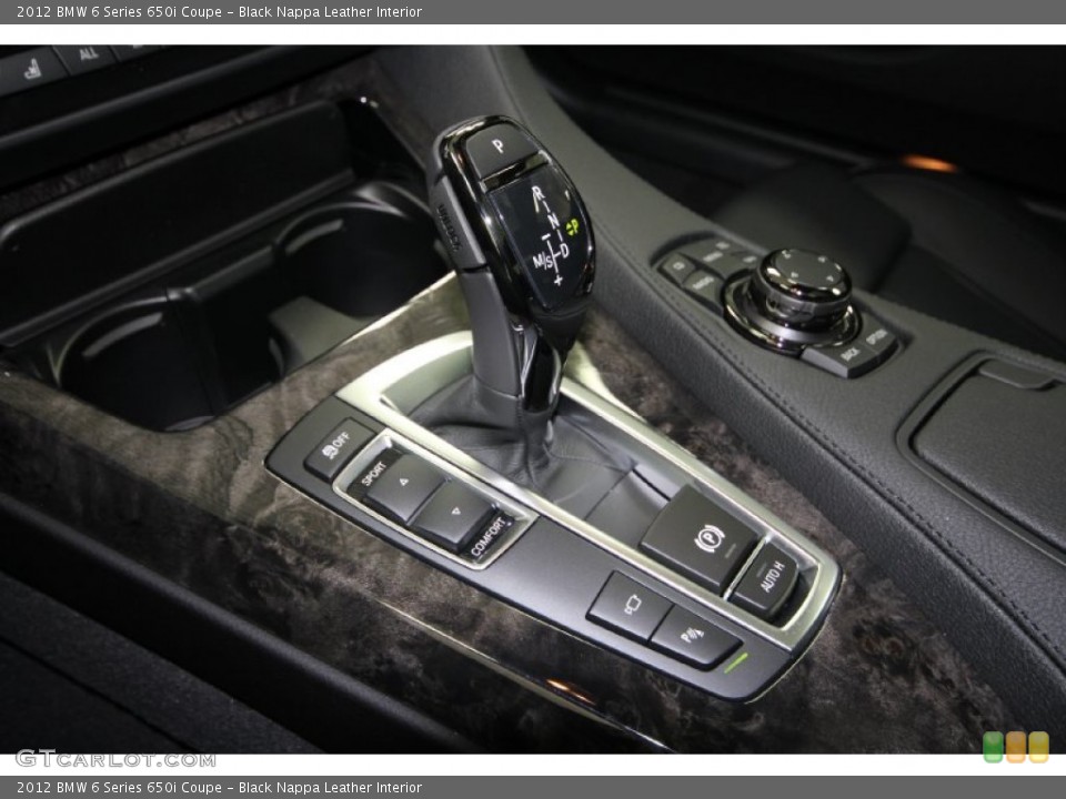 Black Nappa Leather Interior Transmission for the 2012 BMW 6 Series 650i Coupe #62118921