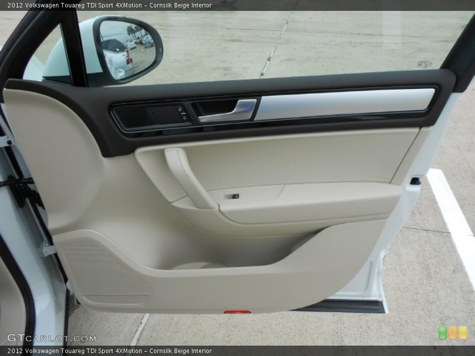 Cornsilk Beige Interior Door Panel for the 2012 Volkswagen Touareg TDI Sport 4XMotion #62119001