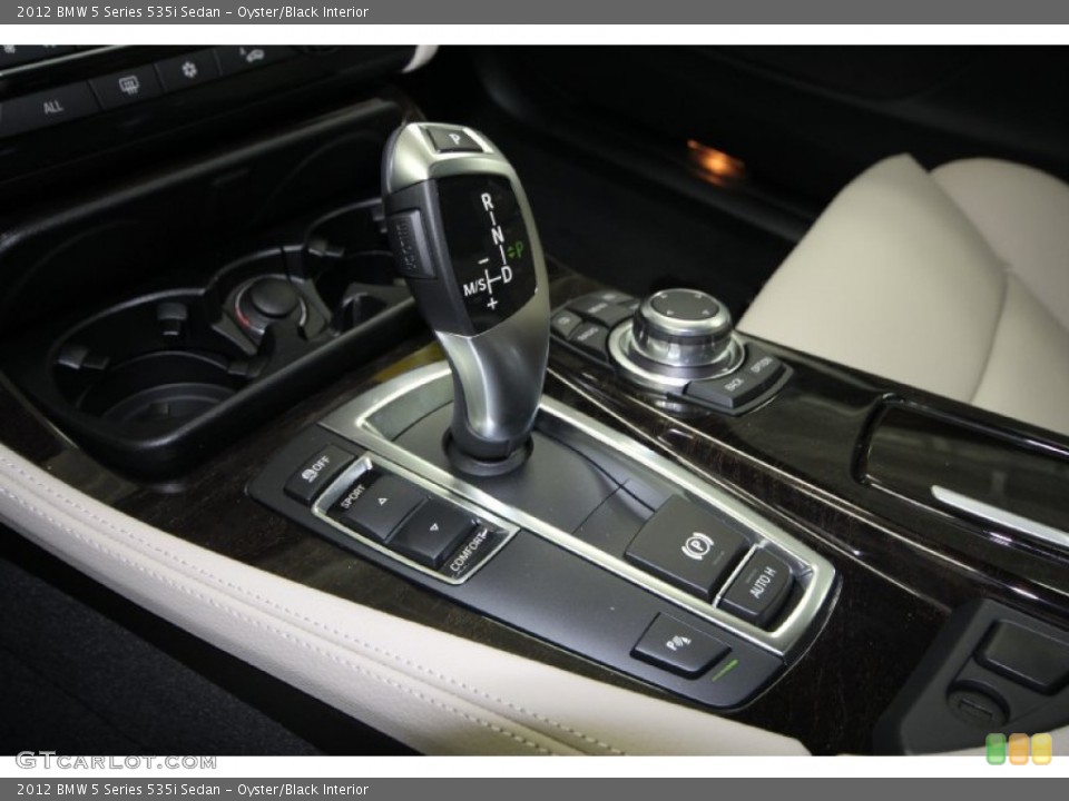 Oyster/Black Interior Transmission for the 2012 BMW 5 Series 535i Sedan #62119145