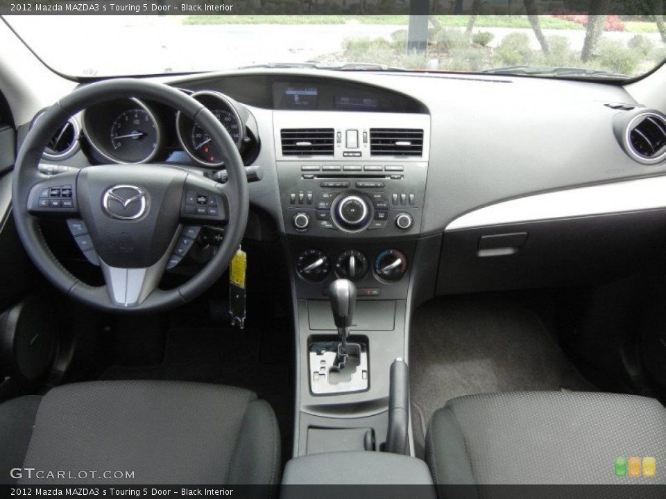 Black Interior Dashboard for the 2012 Mazda MAZDA3 s Touring 5 Door #62121011