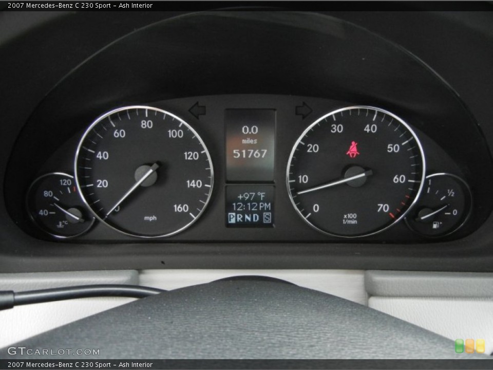 Ash Interior Gauges for the 2007 Mercedes-Benz C 230 Sport #62121594