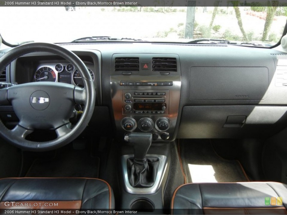 Ebony Black/Morroco Brown Interior Dashboard for the 2006 Hummer H3  #62122181