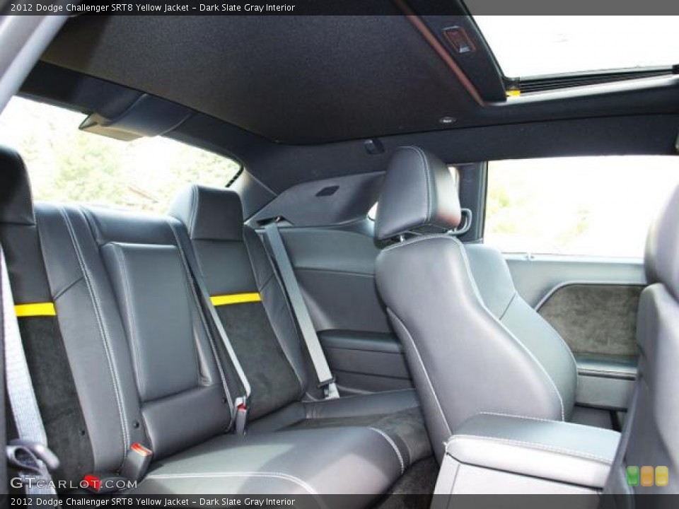 Dark Slate Gray Interior Photo for the 2012 Dodge Challenger SRT8 Yellow Jacket #62123636