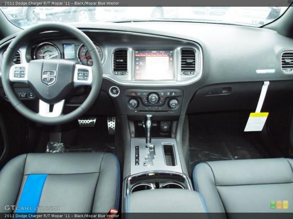 Black/Mopar Blue Interior Dashboard for the 2011 Dodge Charger R/T Mopar '11 #62124744