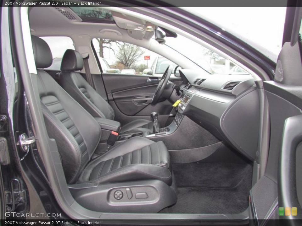 Black Interior Photo for the 2007 Volkswagen Passat 2.0T Sedan #62125316