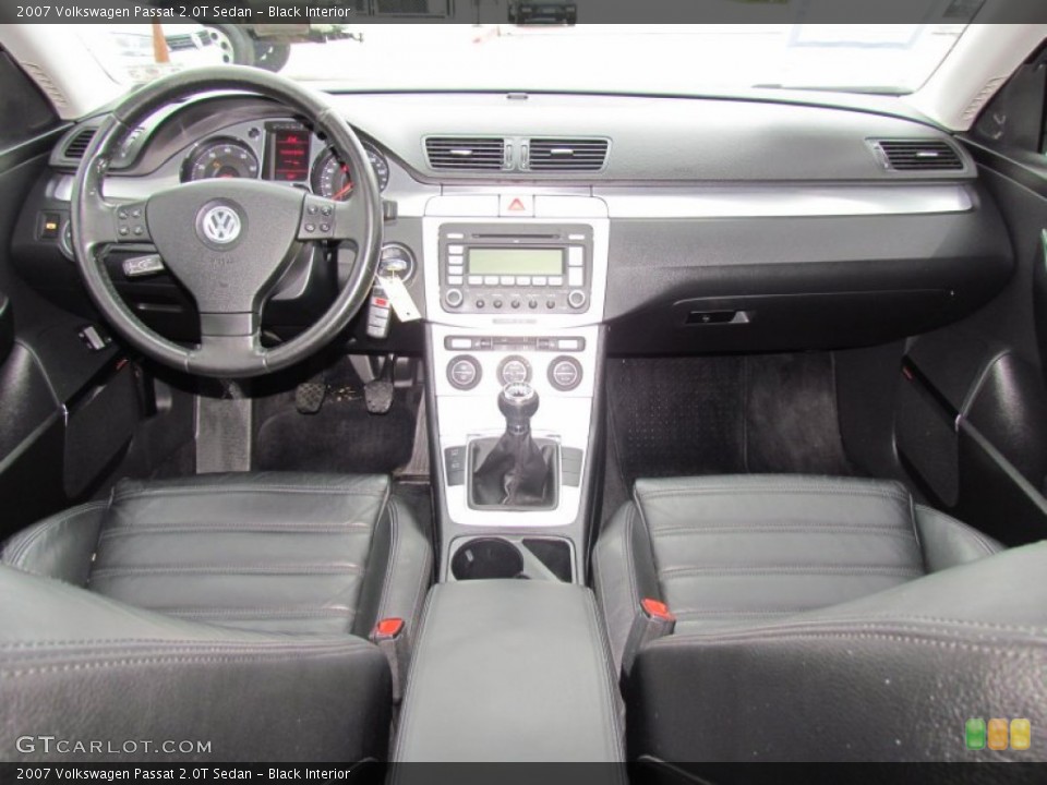 Black Interior Dashboard for the 2007 Volkswagen Passat 2.0T Sedan #62125349