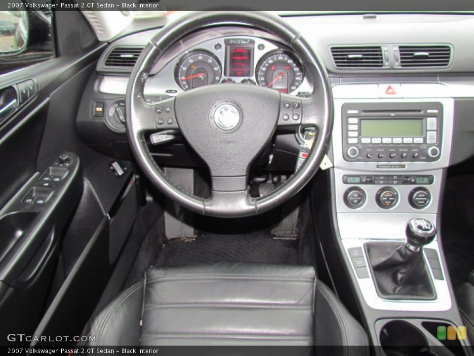 Black Interior Controls for the 2007 Volkswagen Passat 2.0T Sedan #62125358