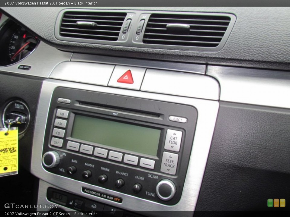 Black Interior Audio System for the 2007 Volkswagen Passat 2.0T Sedan #62125382