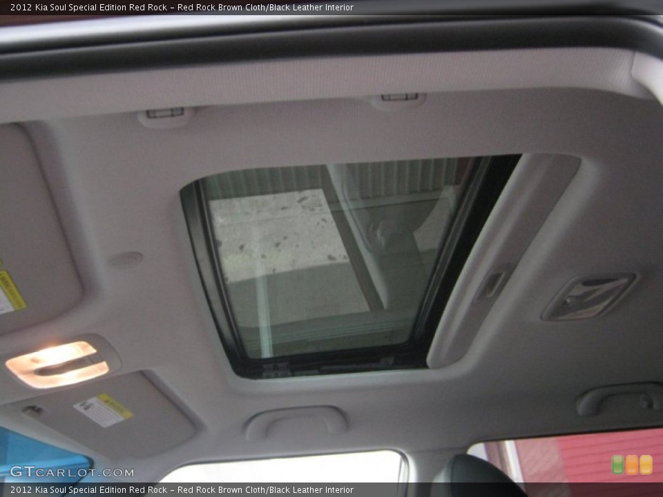 Red Rock Brown Cloth/Black Leather Interior Sunroof for the 2012 Kia Soul Special Edition Red Rock #62127699