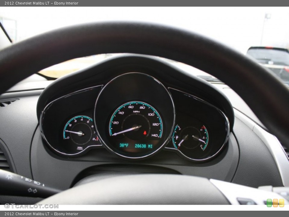 Ebony Interior Gauges for the 2012 Chevrolet Malibu LT #62132549