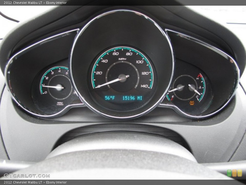 Ebony Interior Gauges for the 2012 Chevrolet Malibu LT #62137452
