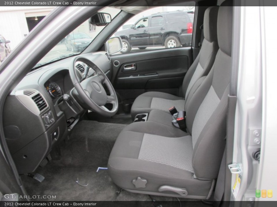 Ebony Interior Photo for the 2012 Chevrolet Colorado LT Crew Cab #62137548