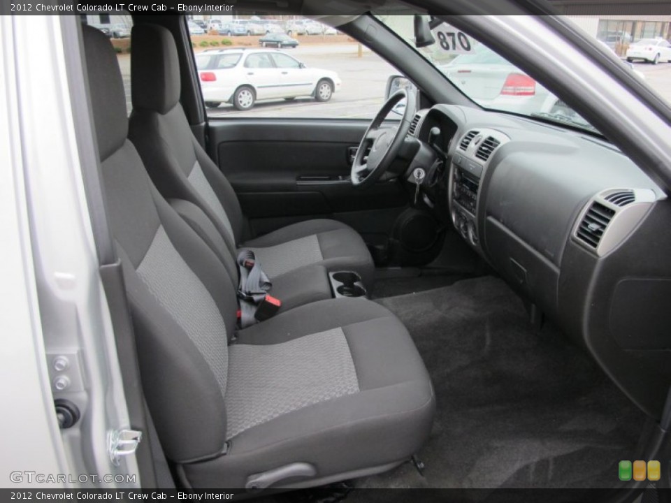 Ebony Interior Photo for the 2012 Chevrolet Colorado LT Crew Cab #62137595