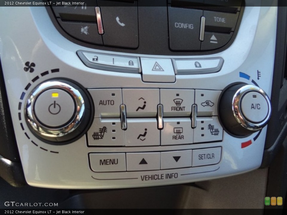 Jet Black Interior Controls for the 2012 Chevrolet Equinox LT #62148267