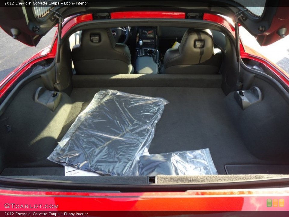 Ebony Interior Trunk for the 2012 Chevrolet Corvette Coupe #62148857