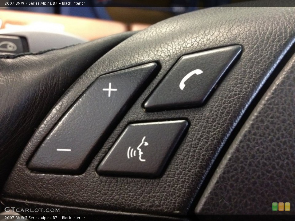 Black Interior Controls for the 2007 BMW 7 Series Alpina B7 #62149719