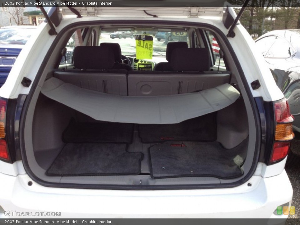 Graphite Interior Trunk for the 2003 Pontiac Vibe  #62149861