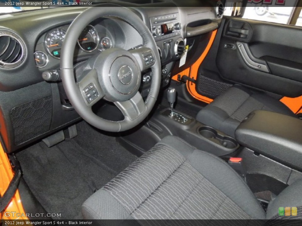 Black Interior Photo for the 2012 Jeep Wrangler Sport S 4x4 #62151528