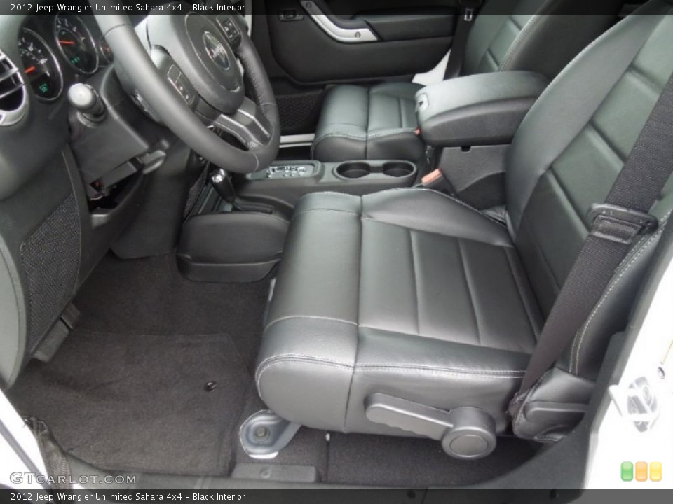 Black Interior Photo for the 2012 Jeep Wrangler Unlimited Sahara 4x4 #62151575