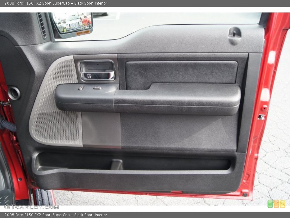 Black Sport Interior Door Panel for the 2008 Ford F150 FX2 Sport SuperCab #62158065